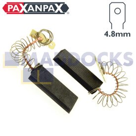 Compatible for Bosch, Neff, Siemens Schunk Produced Multi-Model Fitting Bosch Motor OEM-Grade Laminated Carbon Brushes (36mm x 12mm x 5mm, Pack of 2)
