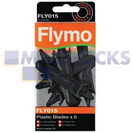 No Longer Available. Order 32-GL-131 [Genuine Original Flymo Plastic Blades (Pack of 6) (FLY015)]
