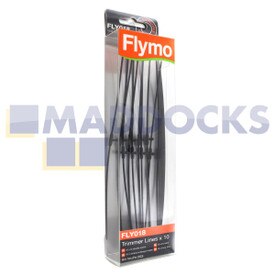 Genuine Original Flymo Trimmer Lines (Pack of 10) (FLY018)