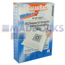 No Longer Available. Discontinued [Compatible for AEG GR.50; Daewoo SB90; LG TB36; Samsung VP78, VM54, VM77, VP90, VP95B Type SMS Bags & Filter Kit (Pack of 4+1)]