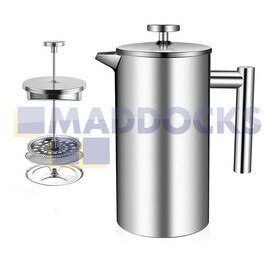 Genuine Original Melitta Piston Coffee Maker French Press Steel 3 Cups