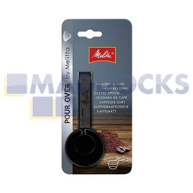 Genuine Original Melitta "Pour Over" Series Black Plastic 8g, 10g & 12g Type Coffee Dosing Spoon
