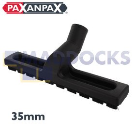 Universal Parquet Hard Floor Tool Nozzle with Nylon Bristles & Plastic Wheels (35mm x 300mm)